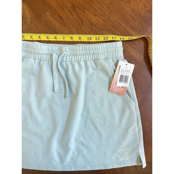 NWT Ivory Ella Short Drawstring Skirt Baby Blue Pockets Teen-junior Size M - Picture 7 of 8